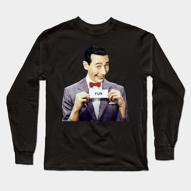 Pee Wee's Playhouse Fun Long Sleeve T-Shirt by Nickoliver